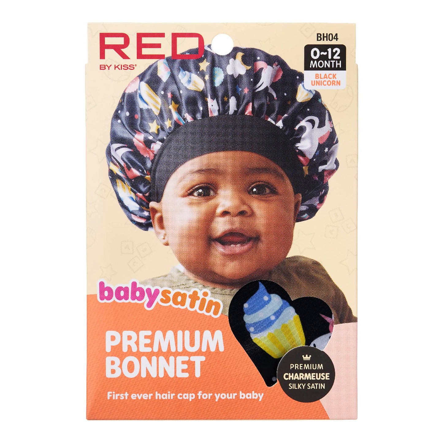 Red by Kiss Baby Satin Bonnet Sleep Caps Hair Wraps Hair Bonnet (Pink Leopard)